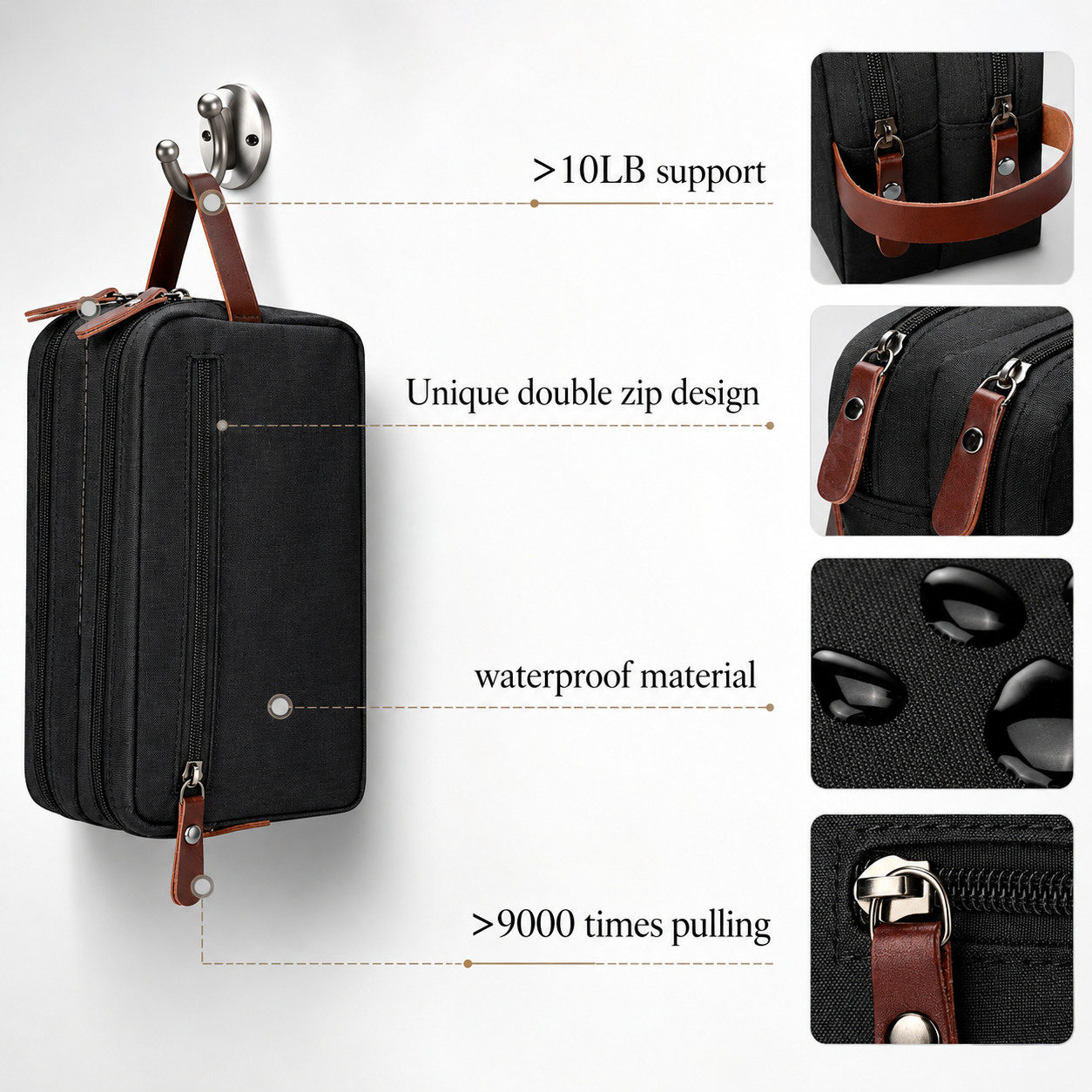 Brevon Imperial Toiletry Bag for Men