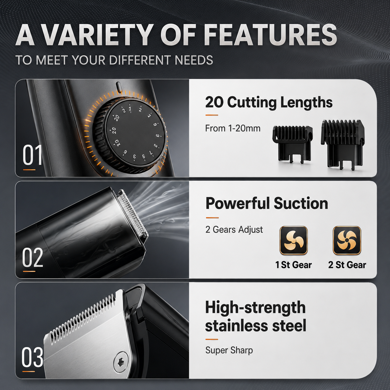 Brevon Beard Trimmer Elite Series