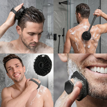 Brevon Silicone Body Scrubber - Advanced Series