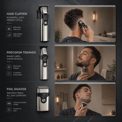 Brevon PrecisionPro Grooming Set - 3in1