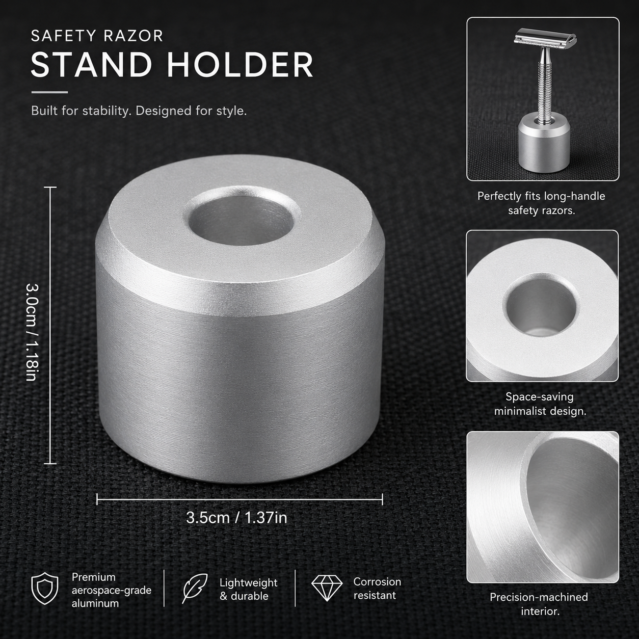 Brevon Premium Safety Razor Holder