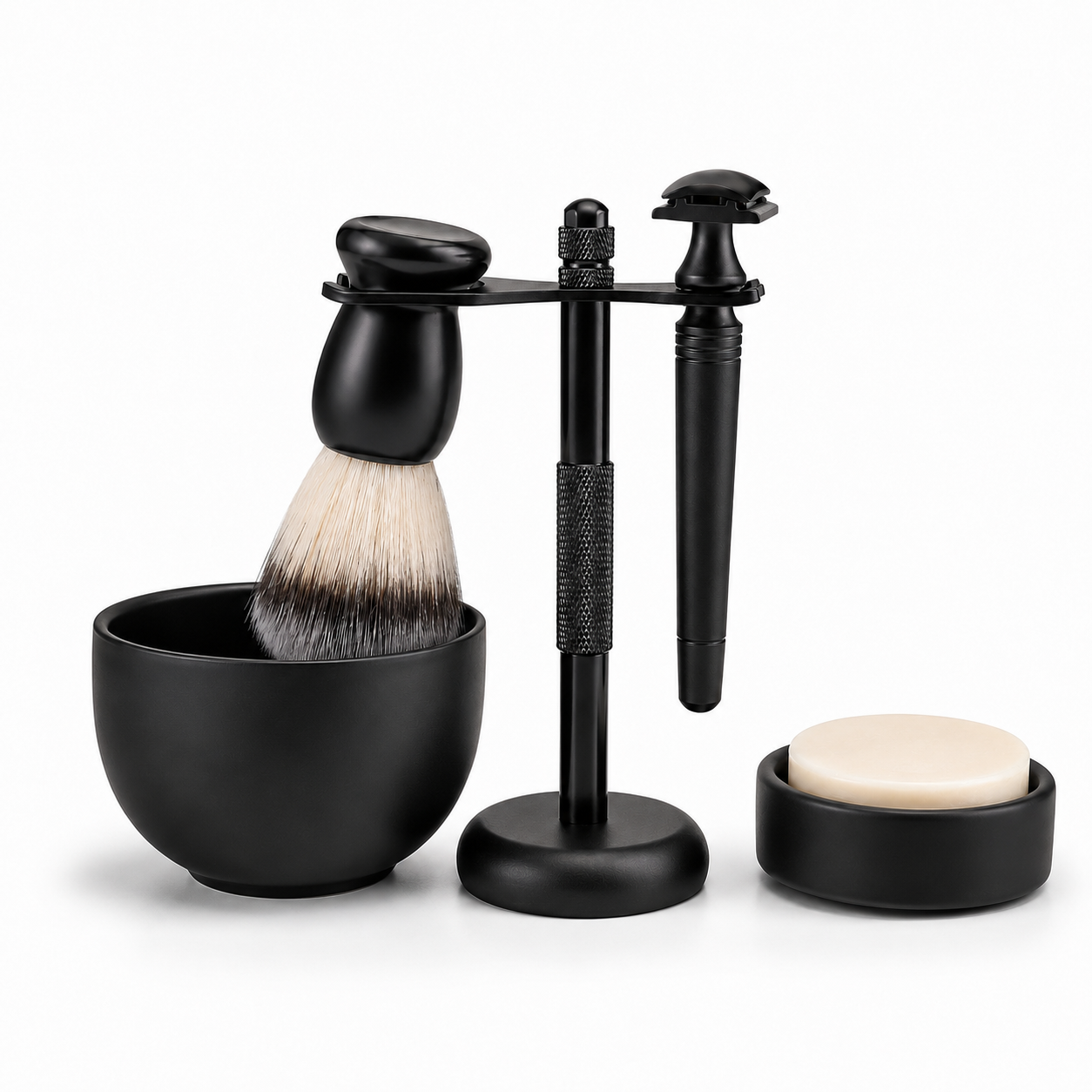 Brevon Royal black premium shaving set