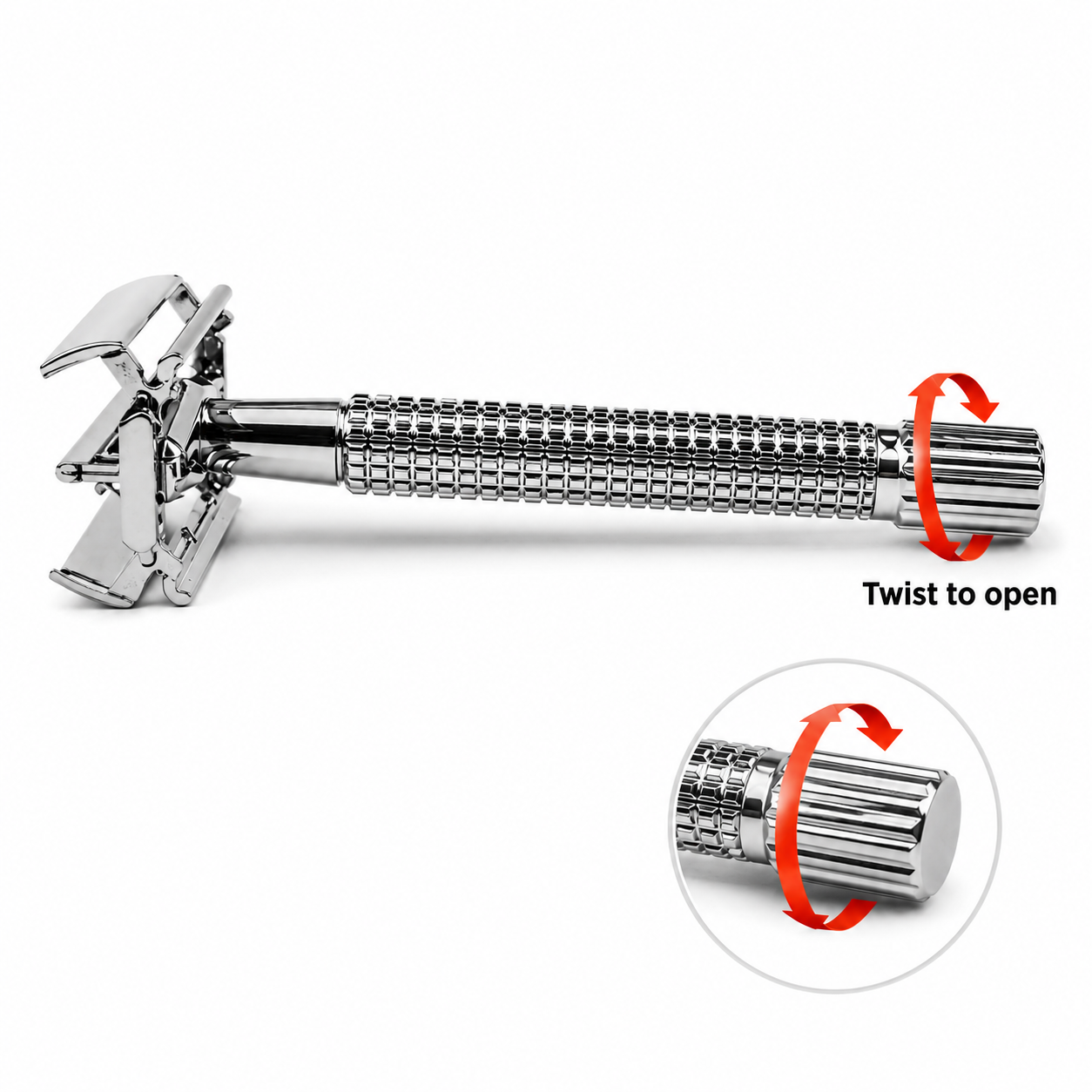 Brevon Premium Stainless Steel Safety Razor