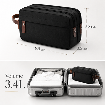 Brevon Imperial Toiletry Bag for Men
