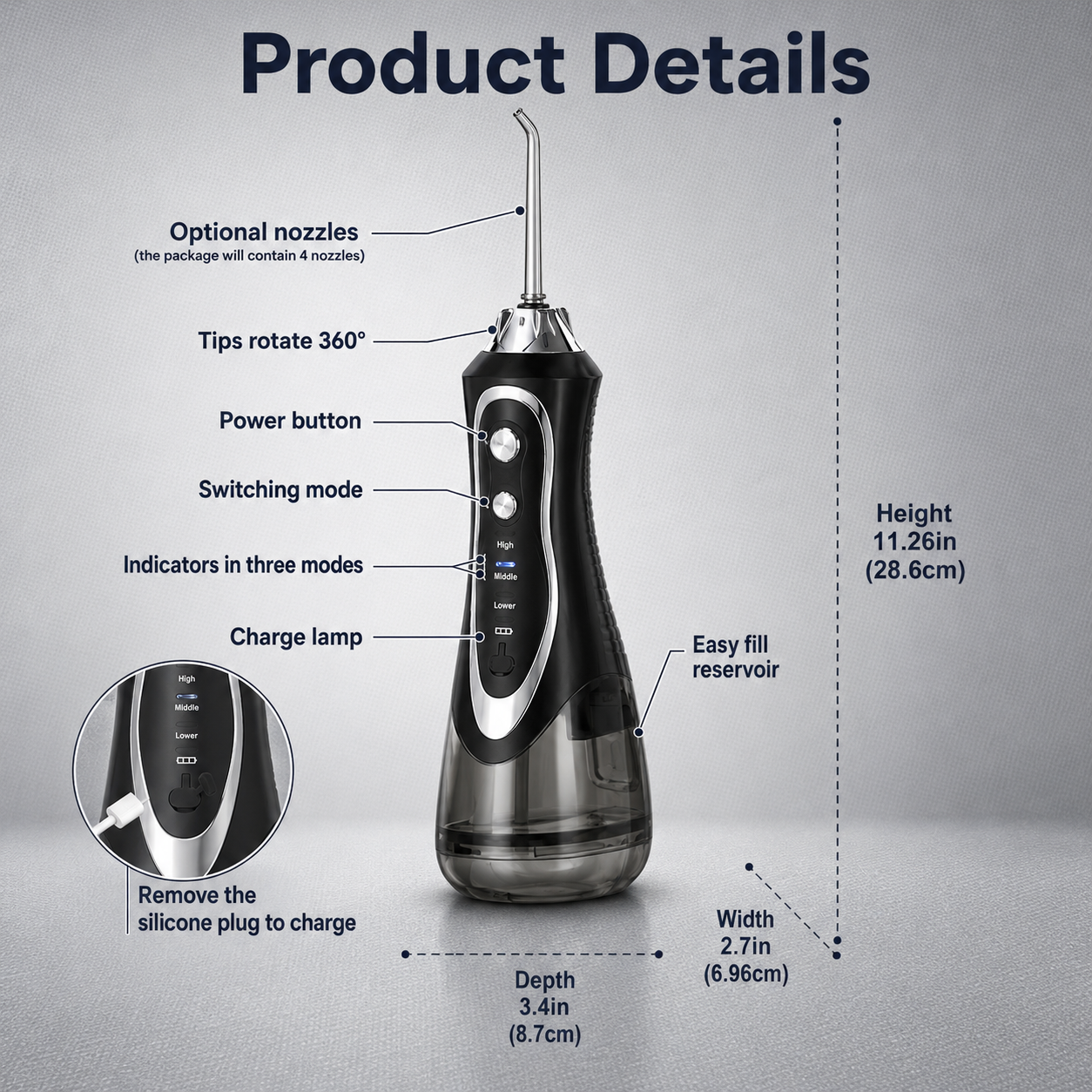 Brevon UltraClean Pro Waterflosser